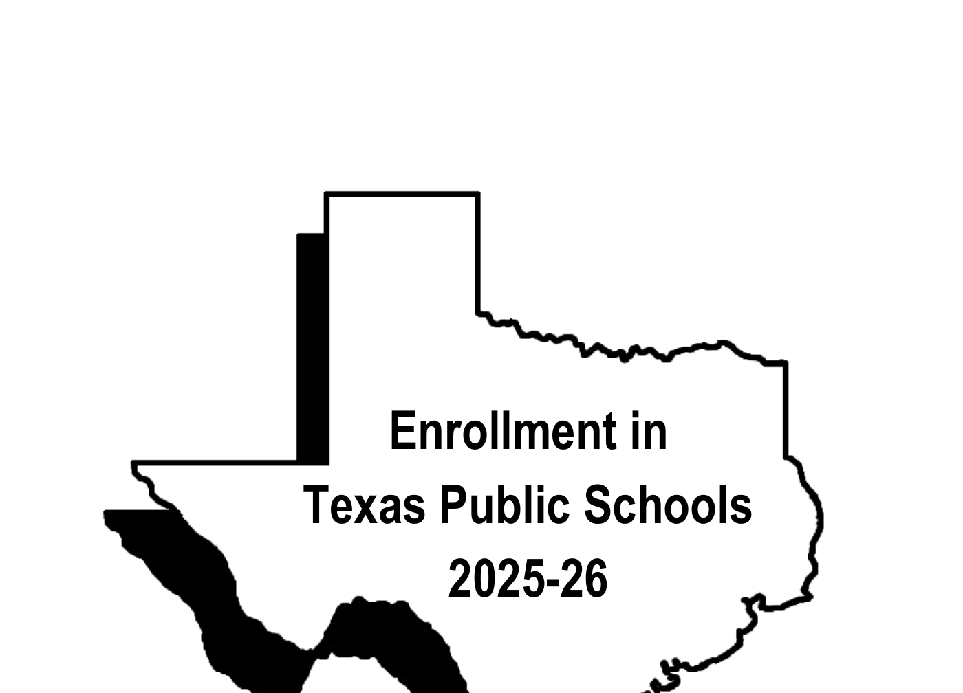 Cover of TEA's Enrollment in Texas Public Schools 2025-26 report